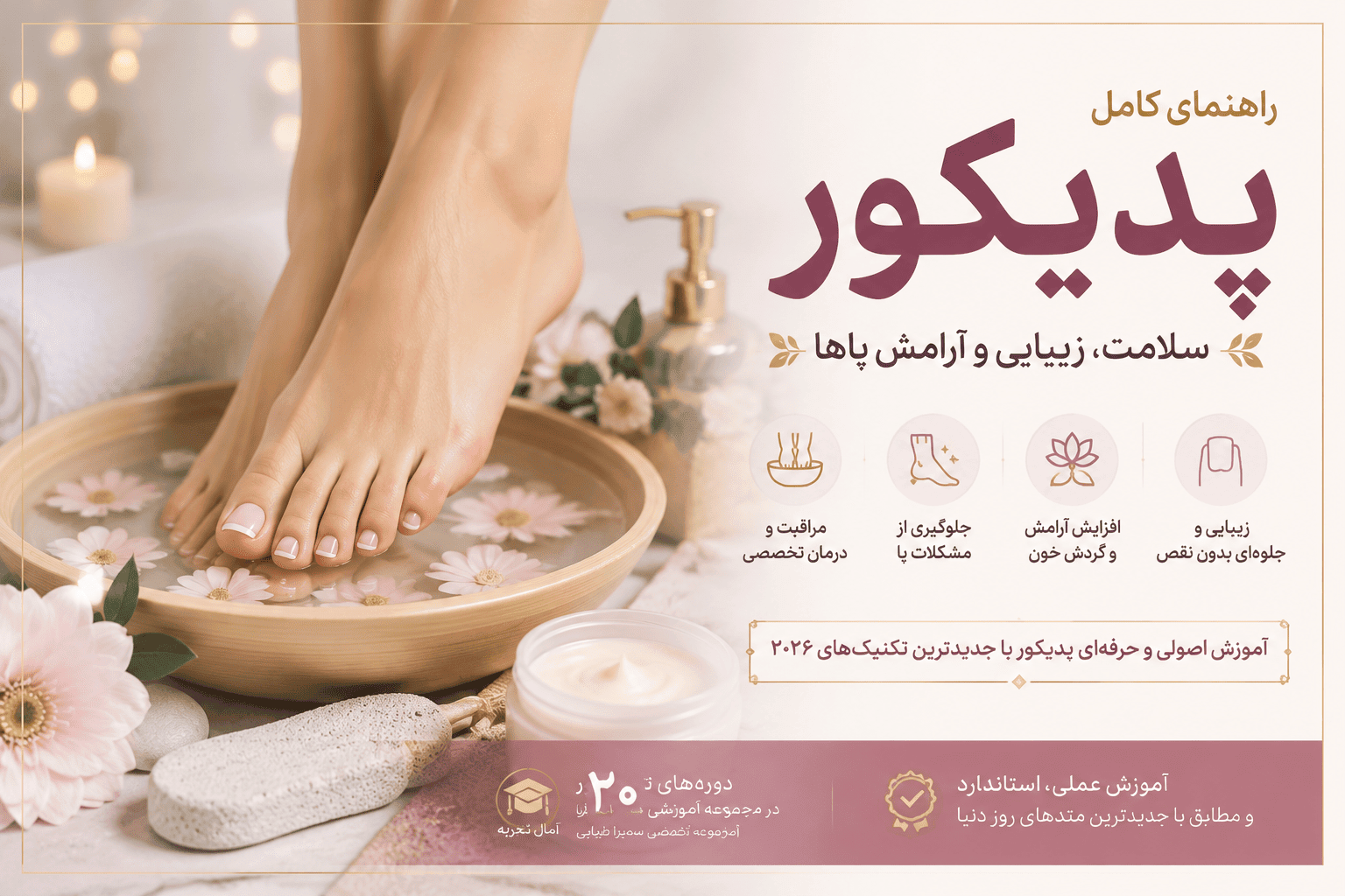 آموزش پدیکور از صفر تا صد